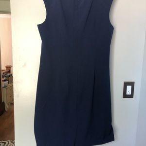 Navy blue Adrianna Papell faux wrap dress